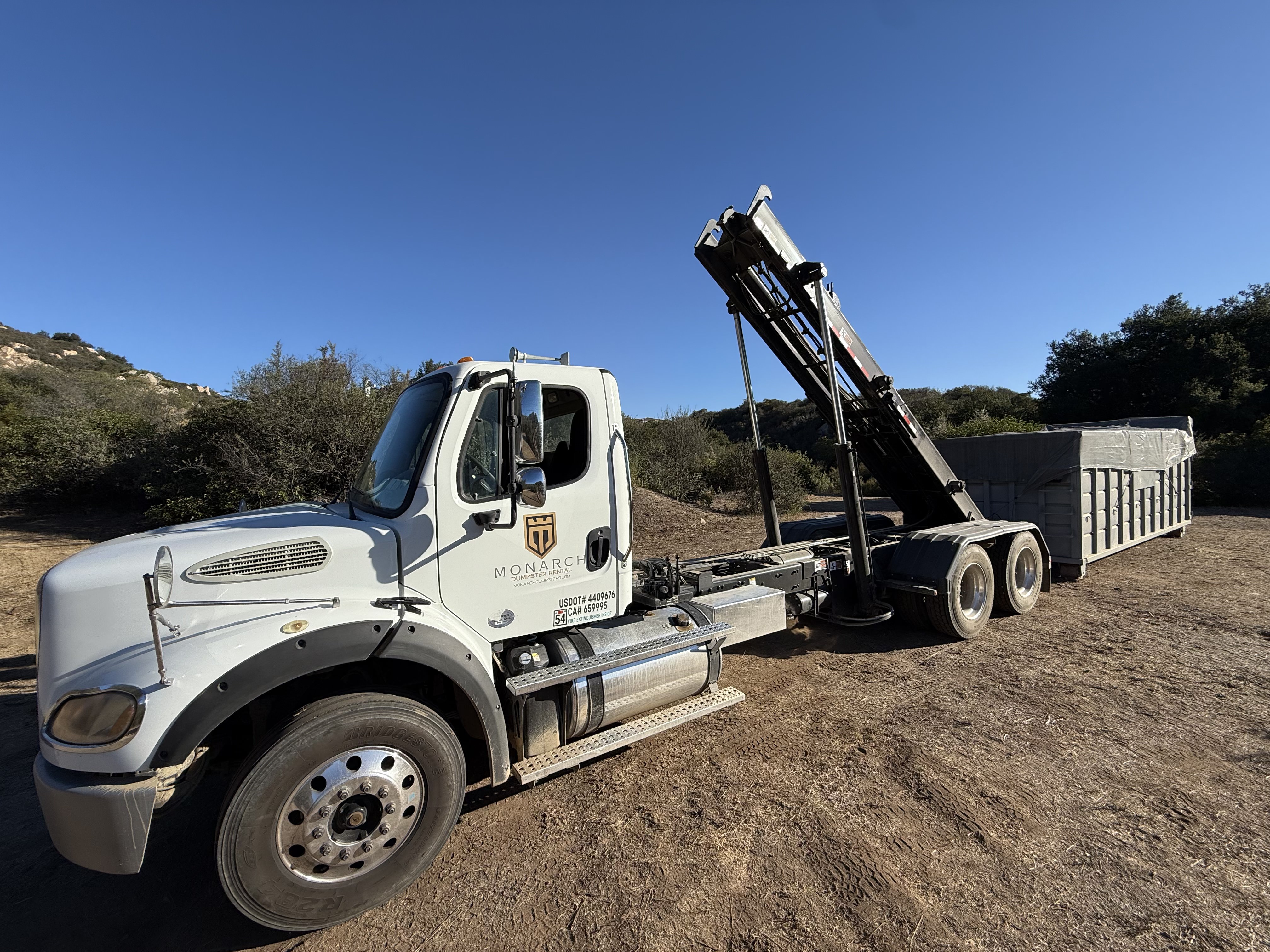 40 Yards dumpster rental in Murrieta, CA by Monarch Dumpster Rental