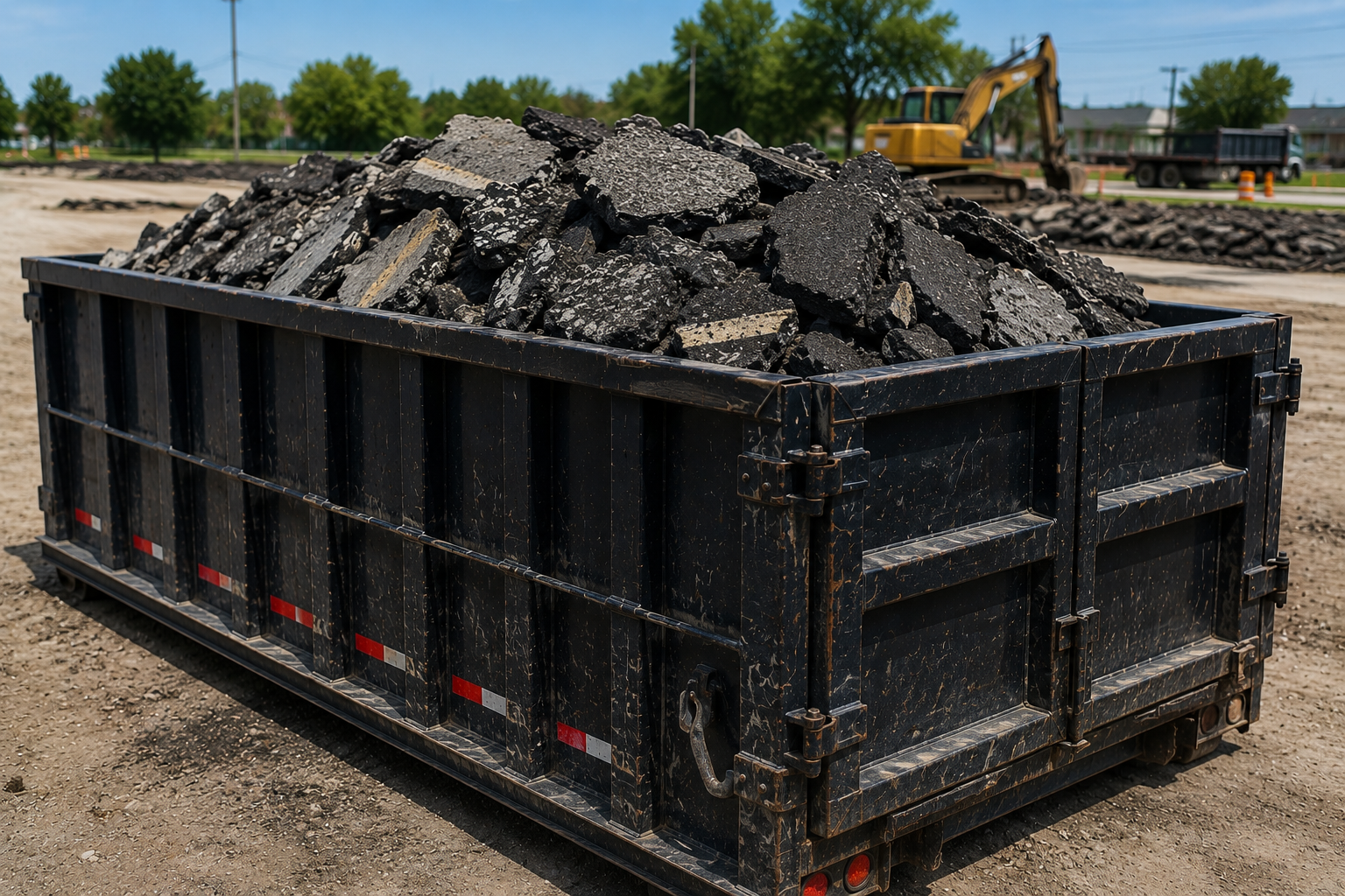 Asphalt Disposal near by Monarch Dumpster Rental